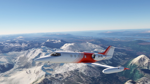 LV-IYQ Learjet35A
