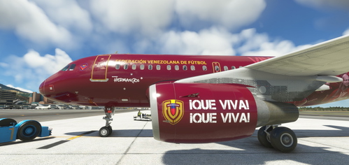 LVFR A318 - Federación Venezolana de Fútbol (FVF) "La Vinotinto" - FBW/Horizon Compatible