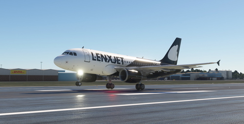 LVFR a319 LenxJet G-LNXE 8K