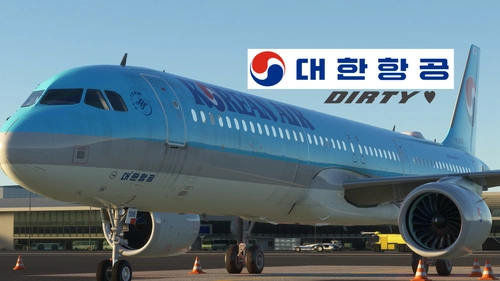 [LVFR A321 NEO] 8K KOREAN AIR DIRTY LIVERY