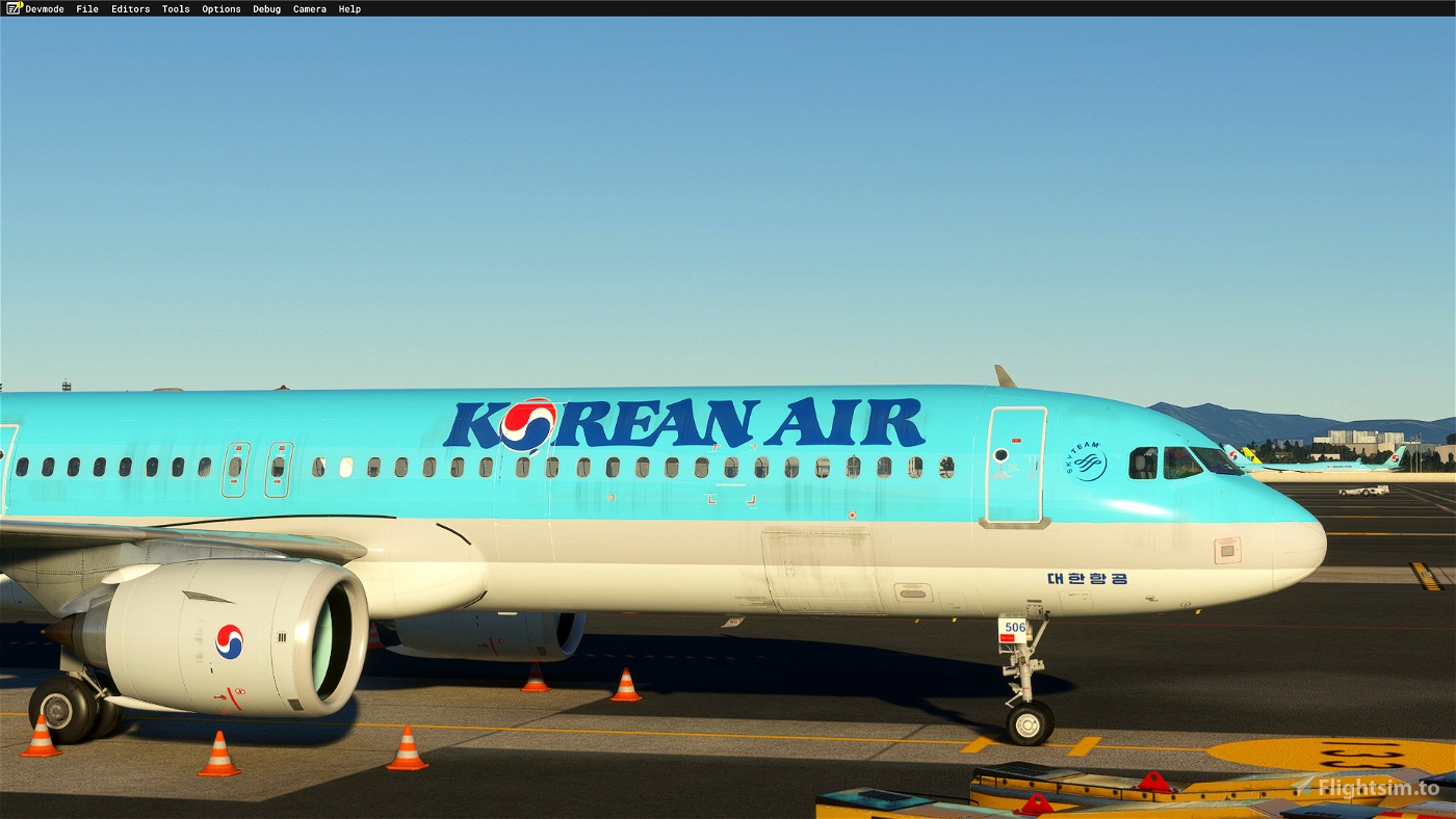[LVFR A321 NEO] 8K KOREAN AIR DIRTY LIVERY para Microsoft Flight ...