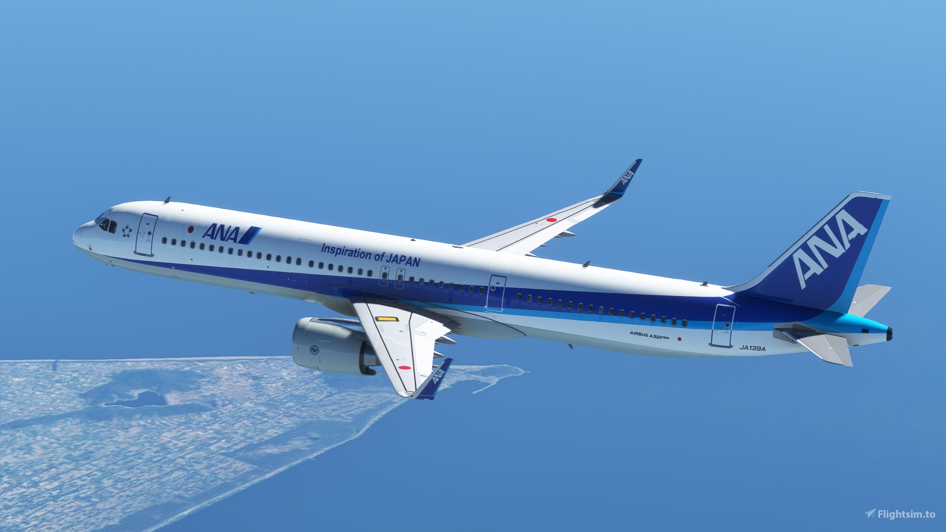 LVFR A321NEO] ANA , ALL NIPPON AIRWAYS 8K LIVERY for Microsoft 