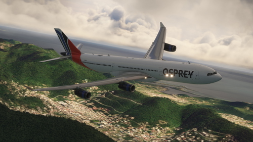 LVFR A340-300 | Osprey Airways Ocean liner 
