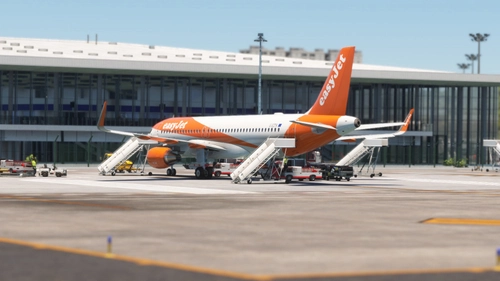 LXGB Gibraltar FSLTL Static Aircraft