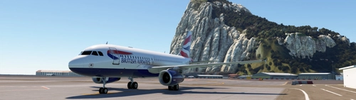 LXGB Gibraltar Static Aircraft