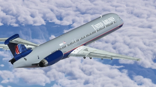 Maddog MD-88 United Airlines (Battleship)