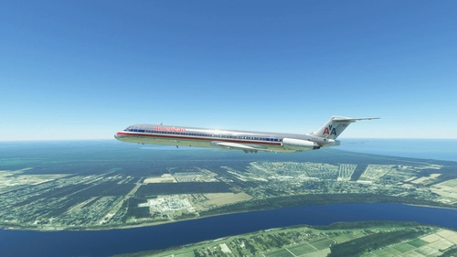Maddog X /w cabin American Airlines - metallic + black nose (N7521A)
