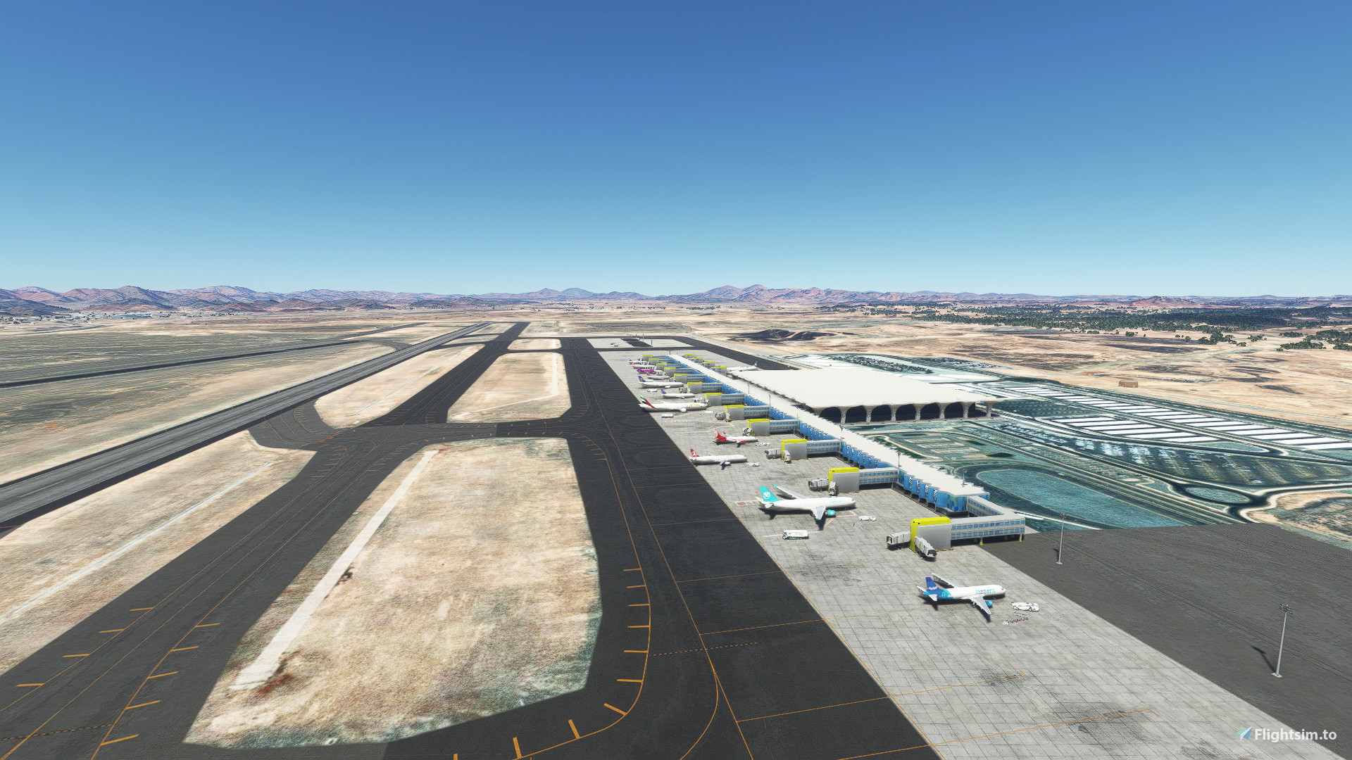 Madina  International Airport Fsx To Convert Msfs2020 - Image 1