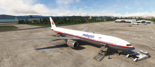 Malaysia Airlines B777-3H6ER with cabin