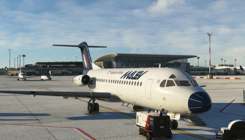 Malev Hungarian Airlines livery for Fokker F-28-4000