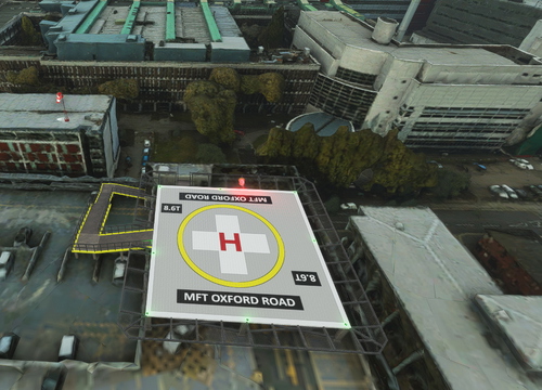 Manchester royal infirmary helipad FOR MUCKA1'S MANCHESTER SCENERY ONLY 