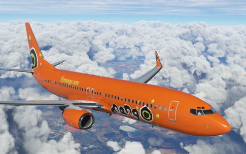 Mango Airlines Boeing 737-800 PMDG BW ZS-SJH