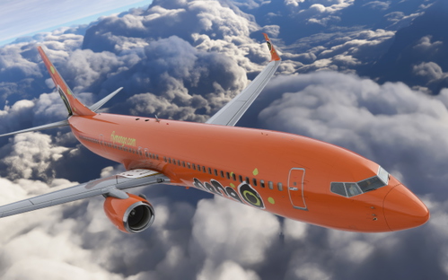 Mango Airlines Boeing 737-900ER PMDG SSW ZS-SKQ Fictional LIvery