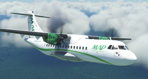 Map Linhas Aéreas | PR-MPO | Asobo ATR42-600  | 8K