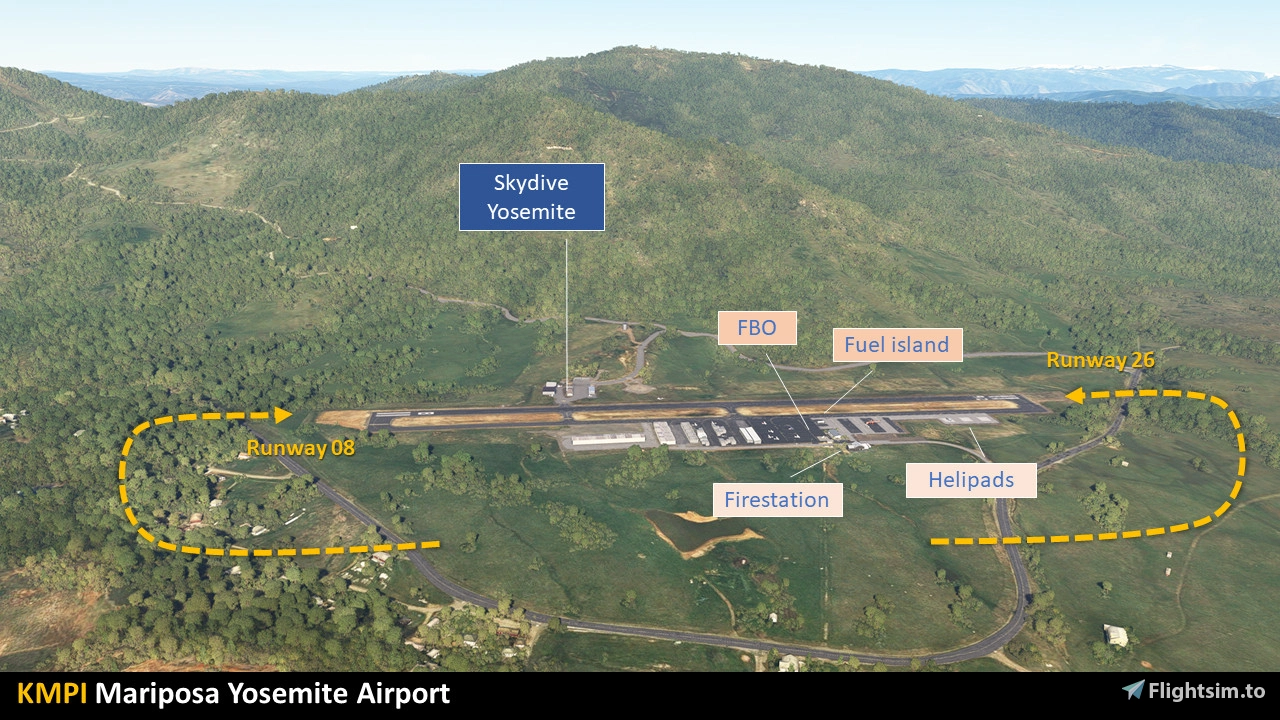 Mariposa-Yosemite Airport (KMPI)