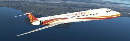 MD83 成都航空 Chengdu Airlines  B-604F（虛構塗裝）