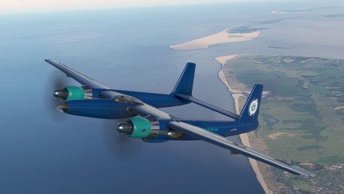 Mensch & Betrieb - Hughes XF-11 from Flying Fries - Liverie