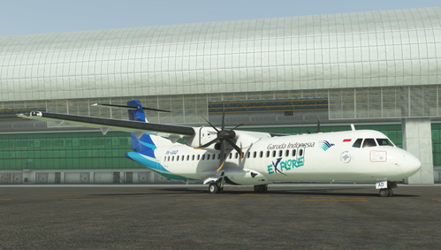 [Mesh Livery] Garuda Indonesia Explore PK-GAD for Asobo/Microsoft ATR 72-600