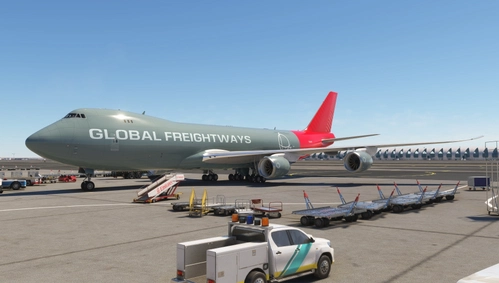 [Mesh Livery] Global Freightways 747-8F for Asobo 747-8