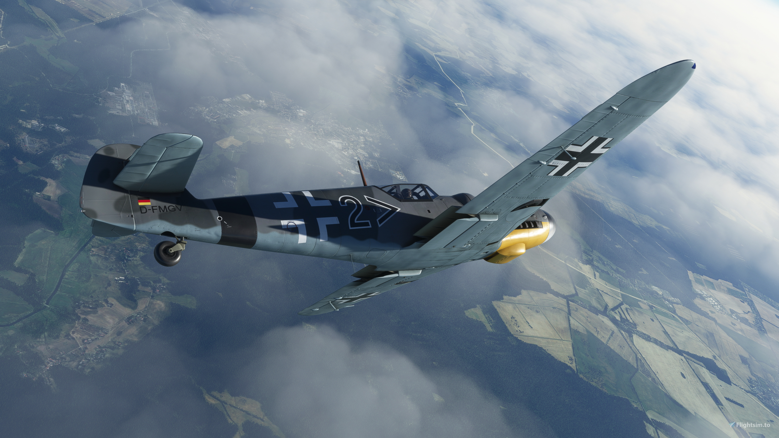 その他 Messerschmitt Bf 109G Messerschmitt Bf 109G-14 'Black 2' (WkNr.462707 / D-FMGV