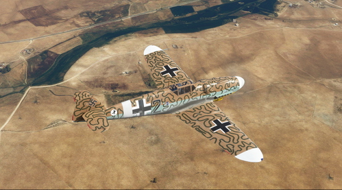 Messerschmitt Bf-109G-2 JG77 Black 2