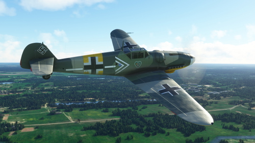 Messerschmitt Bf 109G-2  "Weisser Doppelwinkel"  W.Nr. 10333  CO of JG 54.