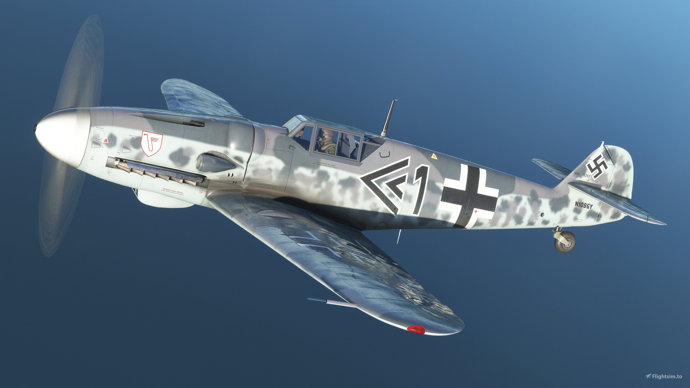 その他 Messerschmitt Bf 109G Messerschmitt Bf 109G-4 'Black 1' (WkNr.19257 / N109GY) for