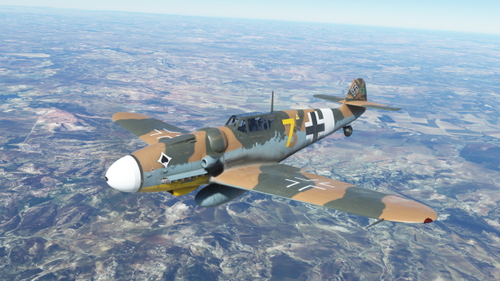 Messerschmitt Bf 109G-4 trop   "Gelbe 7"   W.Nr.10795  3./ JG 53