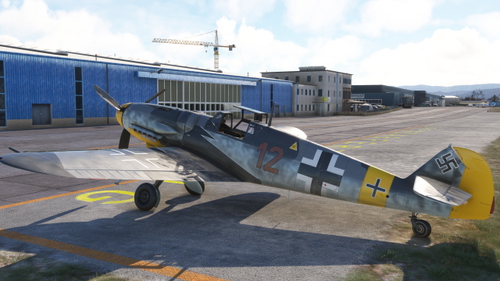 Messerschmitt Bf 109G-6  "Braun 12"  12./JG 51.