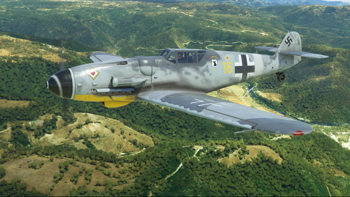 Messerschmitt Bf-109G-6  JG 77 Yellow 16