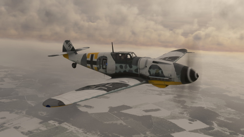 Messerschmitt Bf 109G-6  "Schwarze 10"  IV./JG54