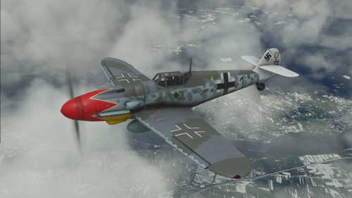 Messerschmitt Bf 109G-6 "Grune 1” Kommandeur JGr 50