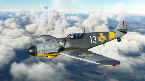 Messerschmitt Bf 109G-6 Romanian Royal Air Force 'White 13' flown by Tudor Greceanu