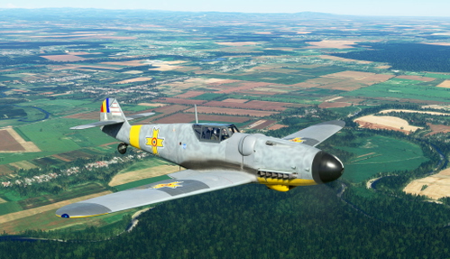 Messerschmitt Bf 109G-6 Romanian Royal Air Force 'White A' flown by  ‘Bâzu’ Cantacuzino