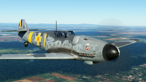 Messerschmitt Bf 109G-6 Romanian Royal Air Force 'Yellow 1' flown by Alex. Șerbănescu 