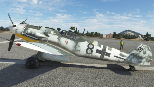 Messerschmitt Bf 109G-6 trop  "Schwarze 8” 5./JG 27
