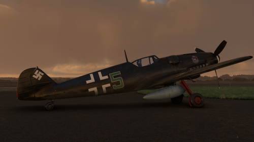 Messerschmitt Bf 109G-6/AS "Grüne 5"  2./Erg.JG 2