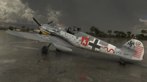 Messerschmitt Bf 109G-6/R6 trop "Rote 13” W.Nr. 27169 11./JG 27