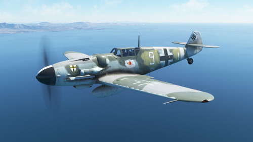 Messerschmitt Bf 109G-6/R6/Trop  "Weiße 9"  7./ JG 27