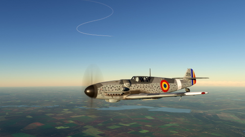 Messerschmitt Bf 109Ga-6 Romanian Royal Air Force 316 flown by Tudor Greceanu