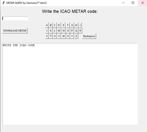 Metar TAF Query (also for VR)