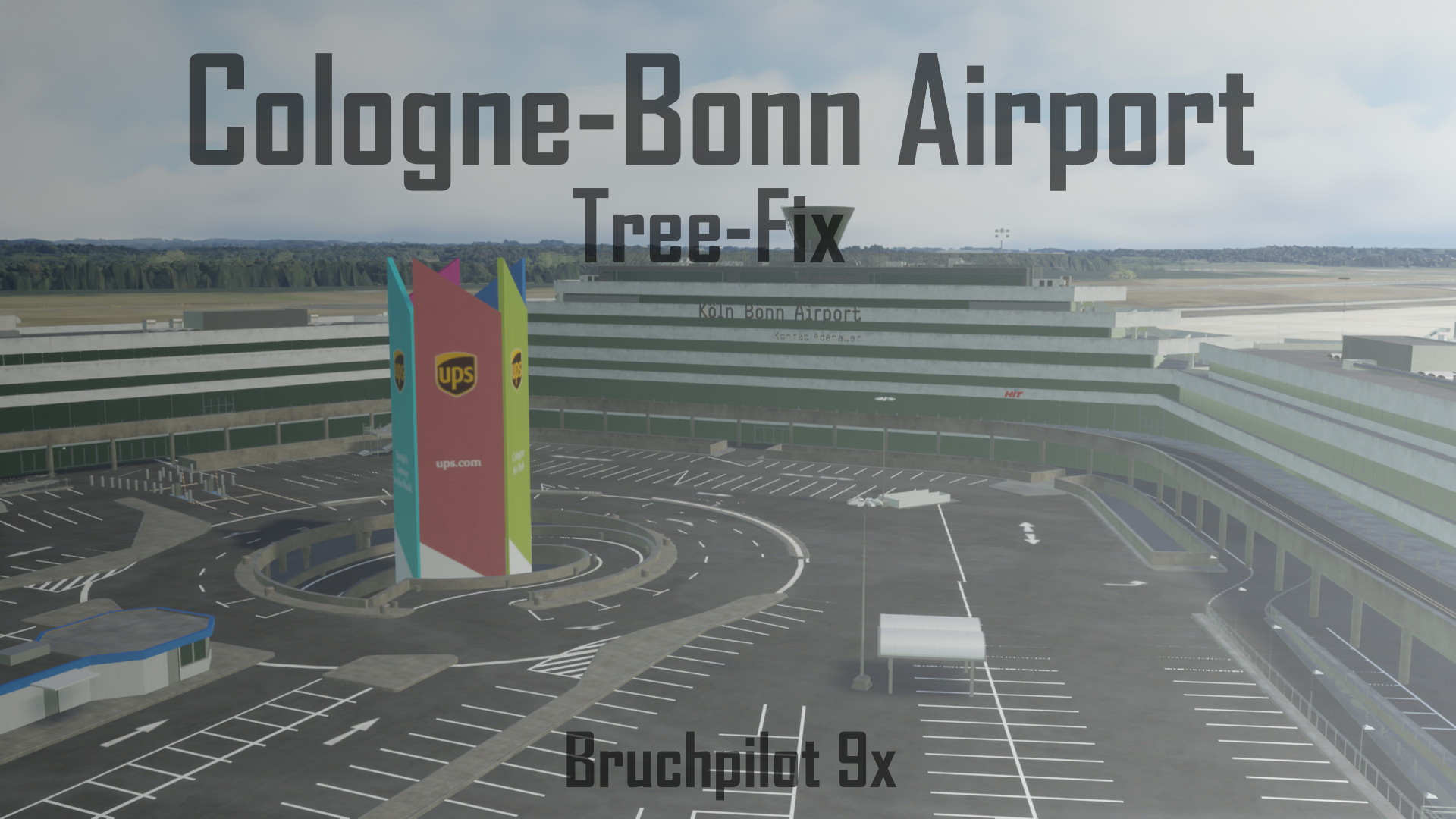 iniBuilds Airport Cologne-Bonn (EDDK) - Tree fix - Image 1