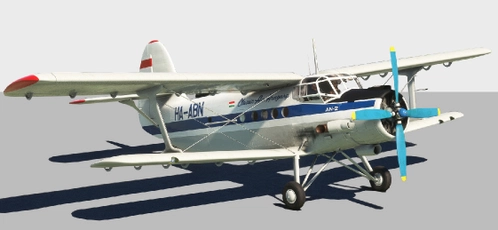 Microsoft Antonov AN2 / HA-ABN "2007" Livery