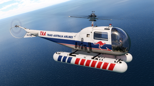 Microsoft Bell 47J Ranger - TAA (VH-THG)
