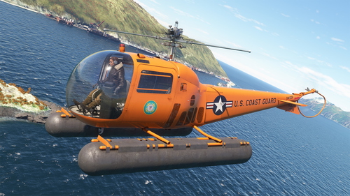 Microsoft Bell 47J Ranger - U.S. Coast Guard (1338)