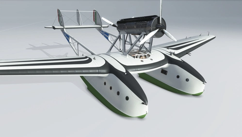 Microsoft Savoia-Marchetti S.55X Little Navmap Aircraft Performance
