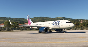 Microsoft/IniBuilds A320NEO | Sky Express | SX-WEB thumbnail 2