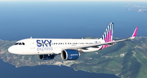 Microsoft/IniBuilds A320NEO | Sky Express | SX-WEB thumbnail 6