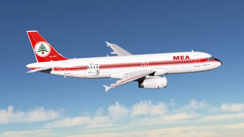 Middle East Airlines MEA 70s Retro OD-MRT 75th Anniversary Fenix A320 Block 2 IAE Engines