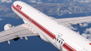 Middle East Airlines MEA 70s  Retro OD-MRT  75th Anniversary  Fenix  A320 AE Engines thumbnail 10